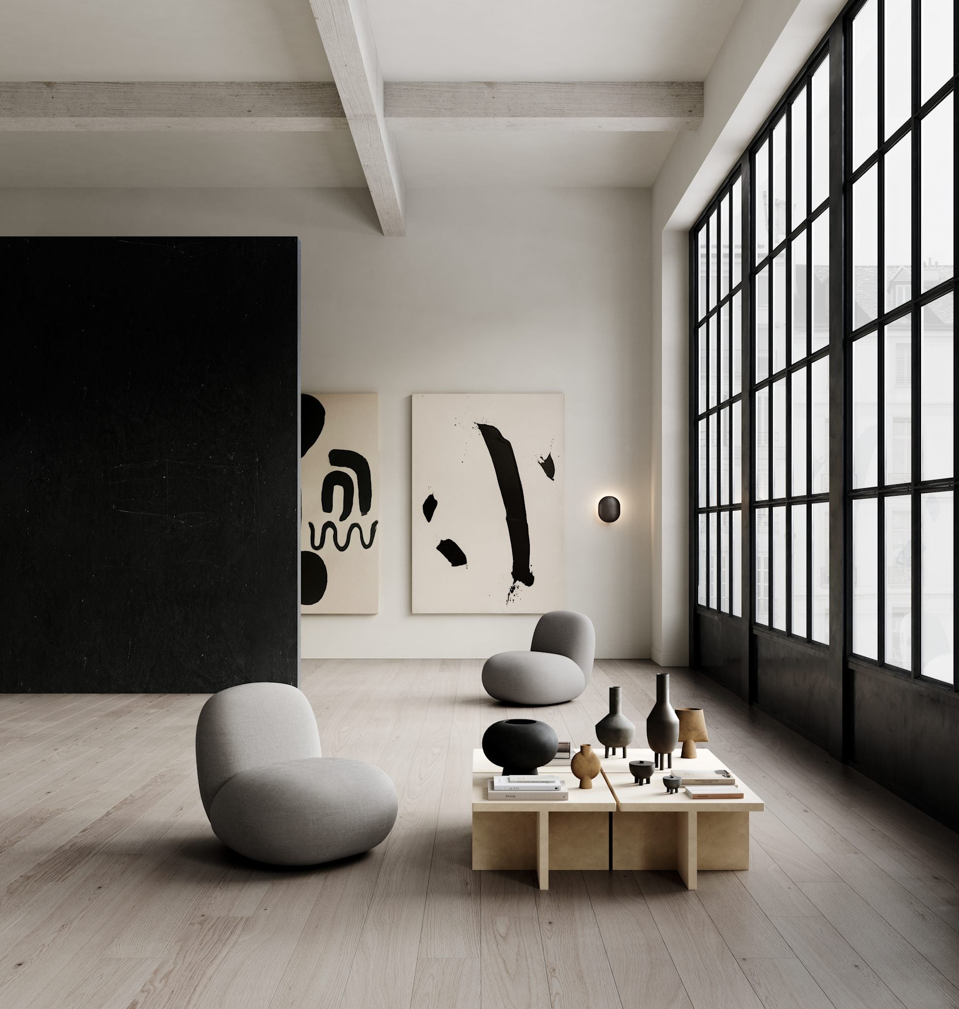 101 Copenhagen - Toe Chair, Flat - Taupe (Pallazo 163) - Lounge Chair