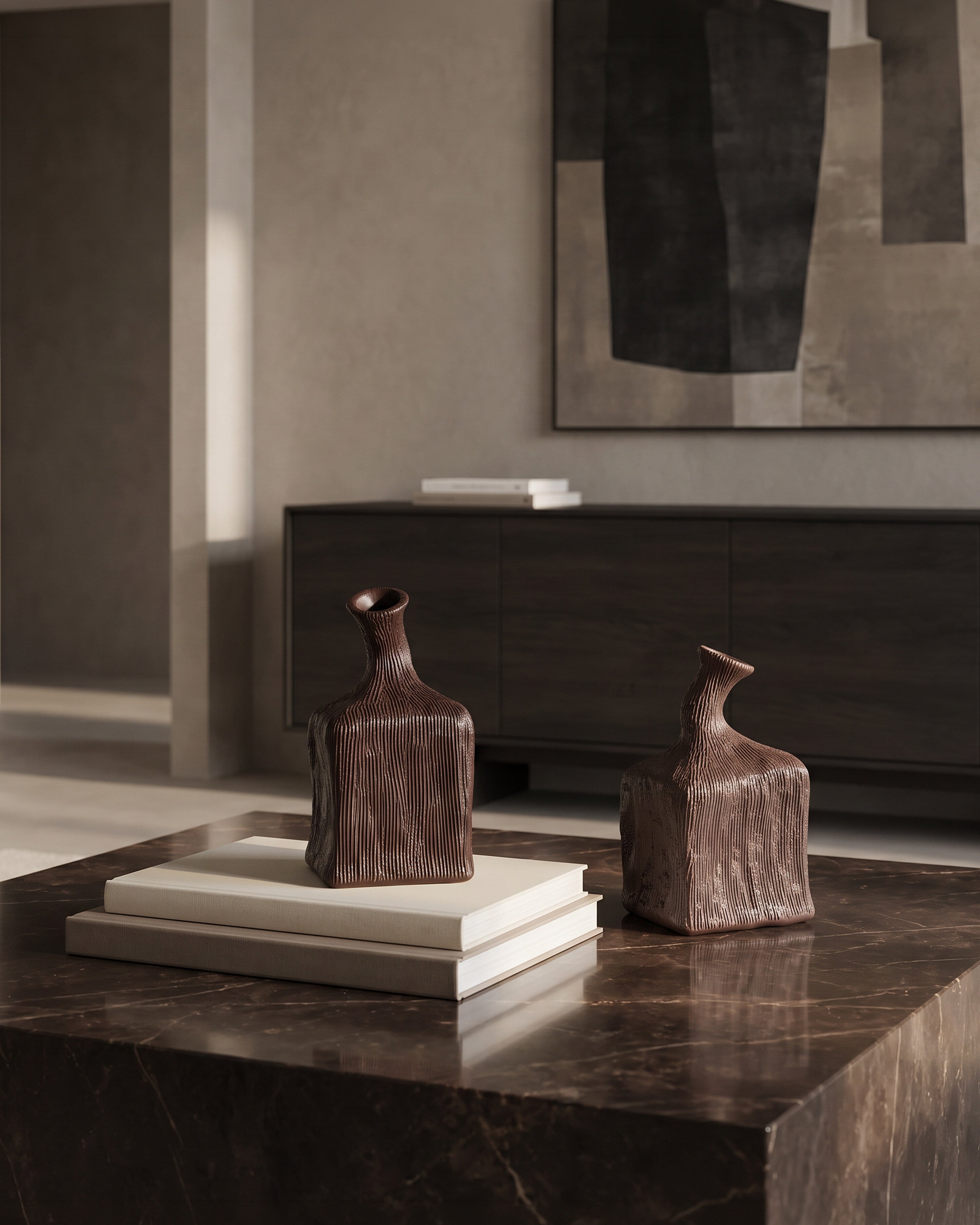 101 Copenhagen - Kubi Object - Chocolate Brown - Vase