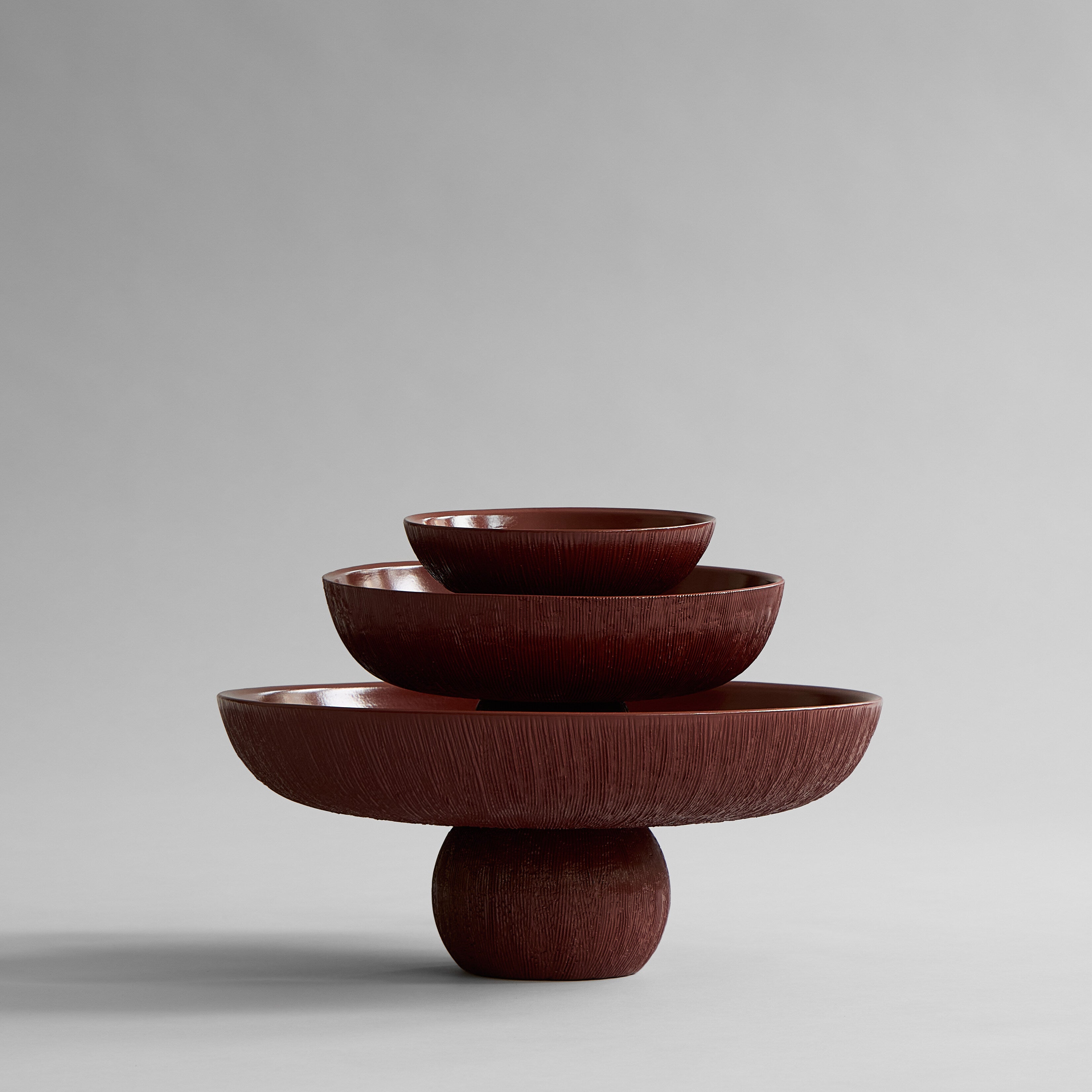 101 Copenhagen - Baburu Bowl, Mini - Carved Ruby - Bowl