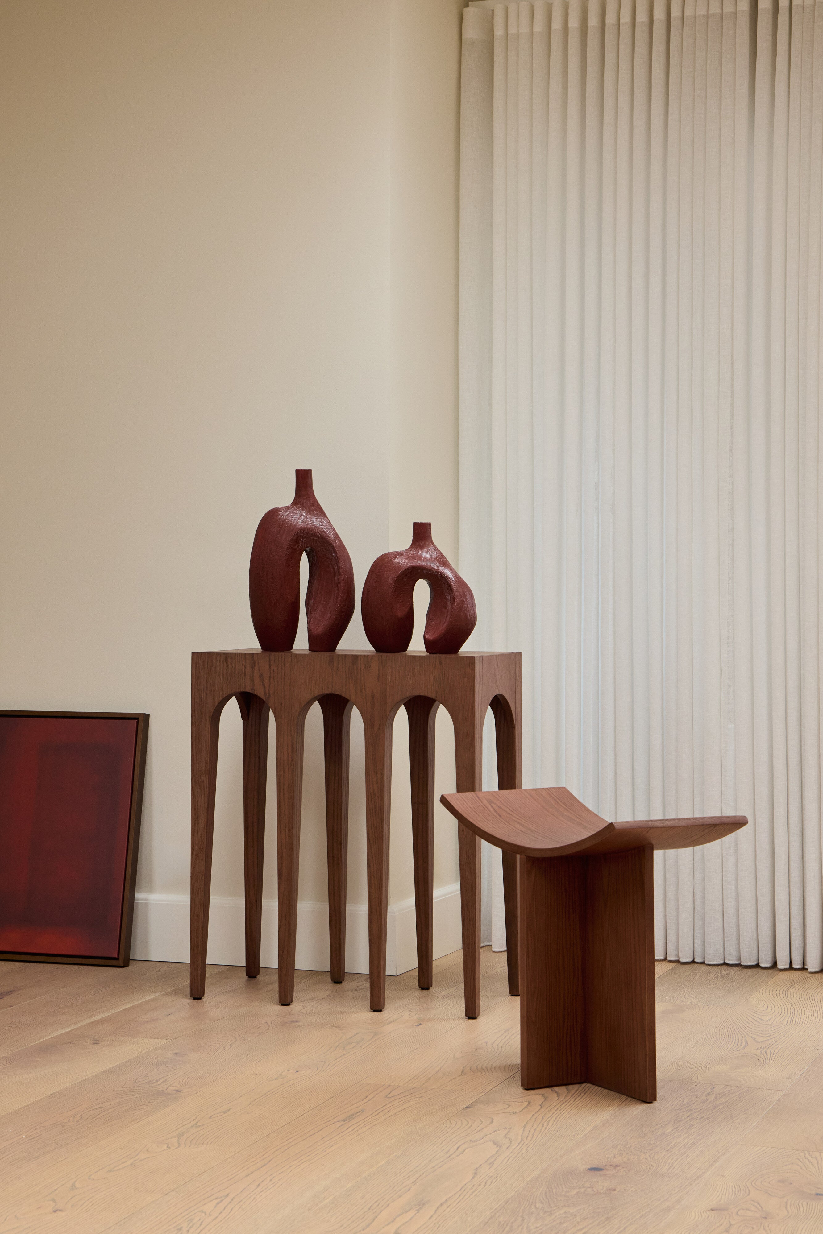 101 Copenhagen - Ni Vase, Medio - Carved Ruby - Vase