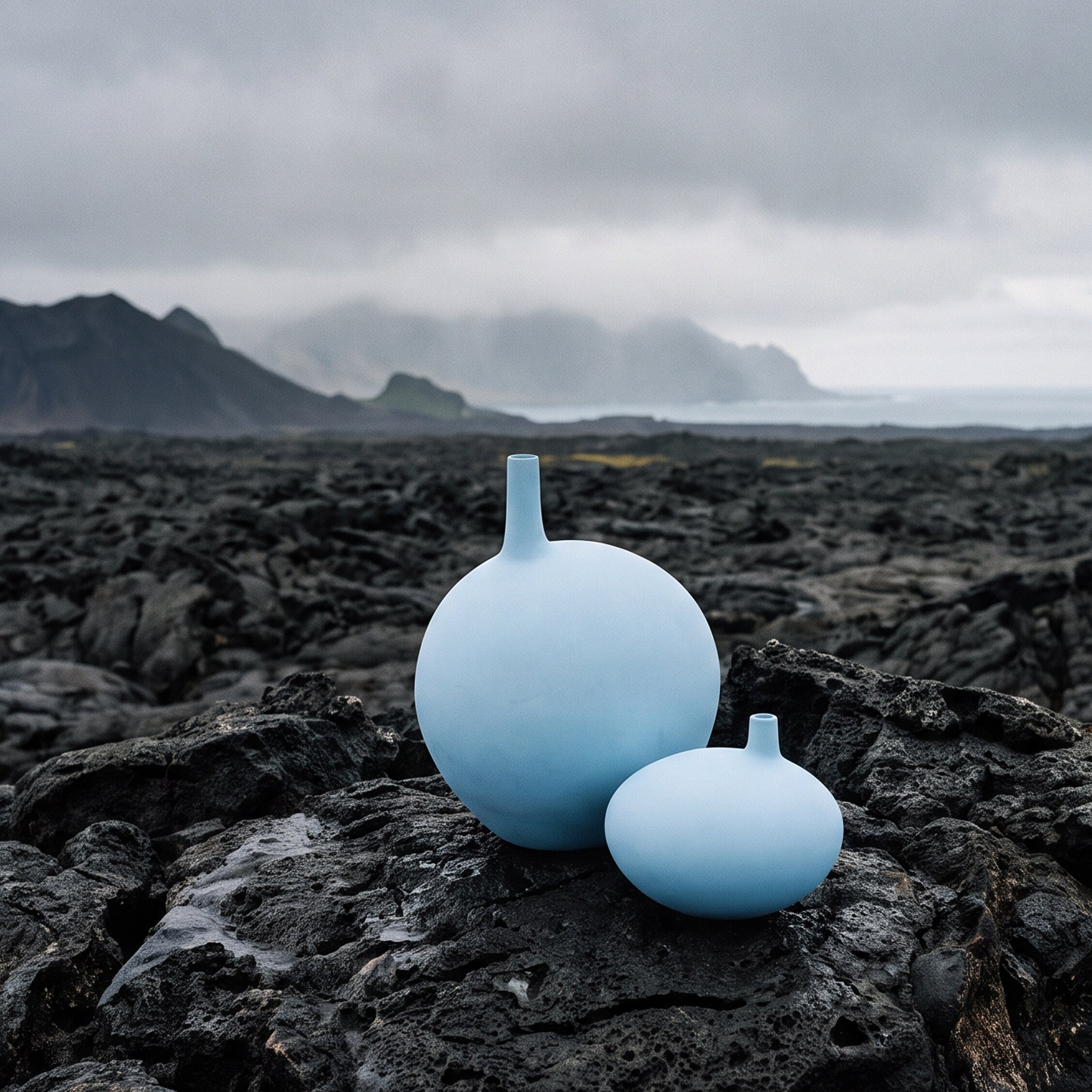 101 Copenhagen - Submarine Vase, Small - Light Blue - Vase