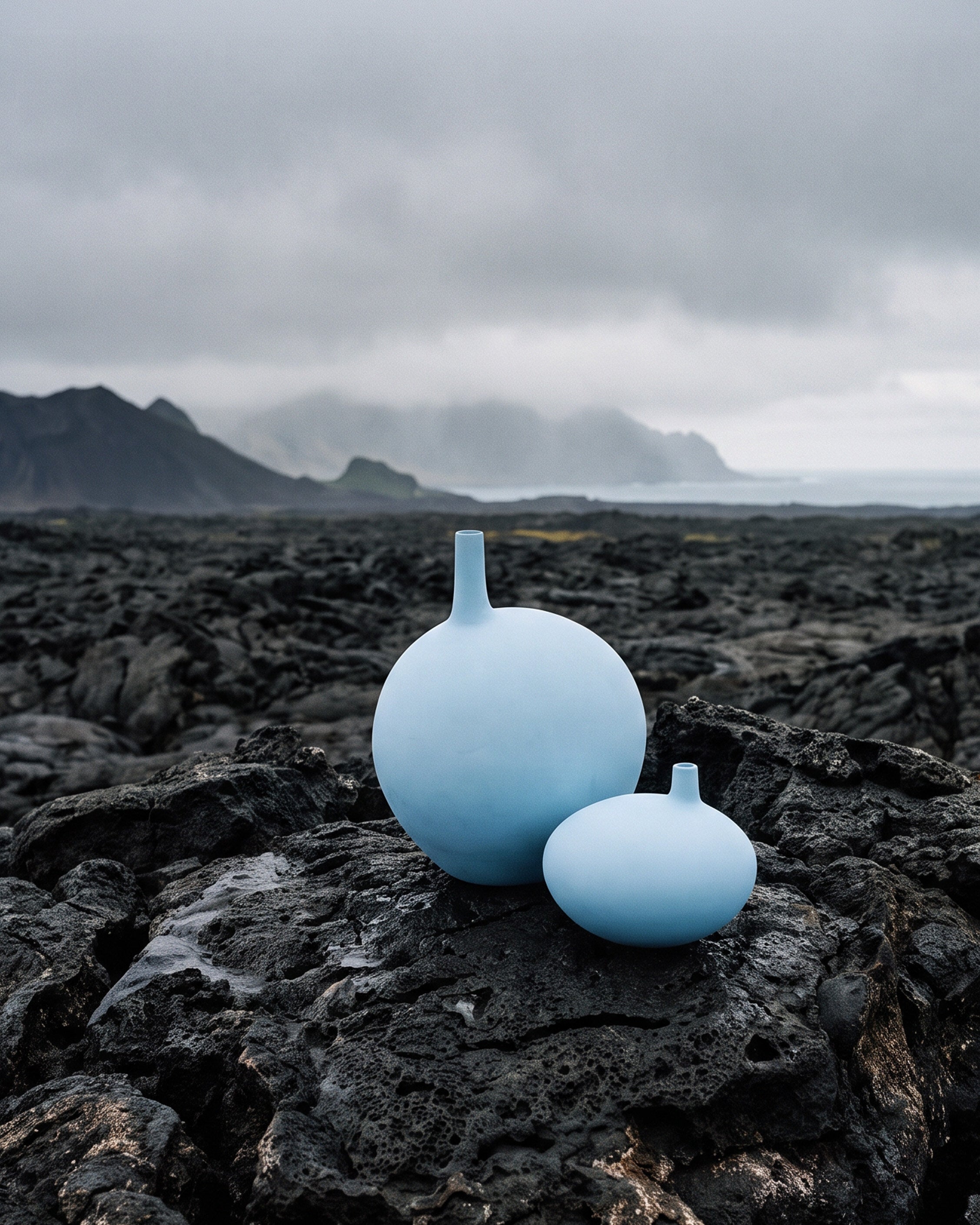 101 Copenhagen - Submarine Vase, Big - Light Blue - Vase