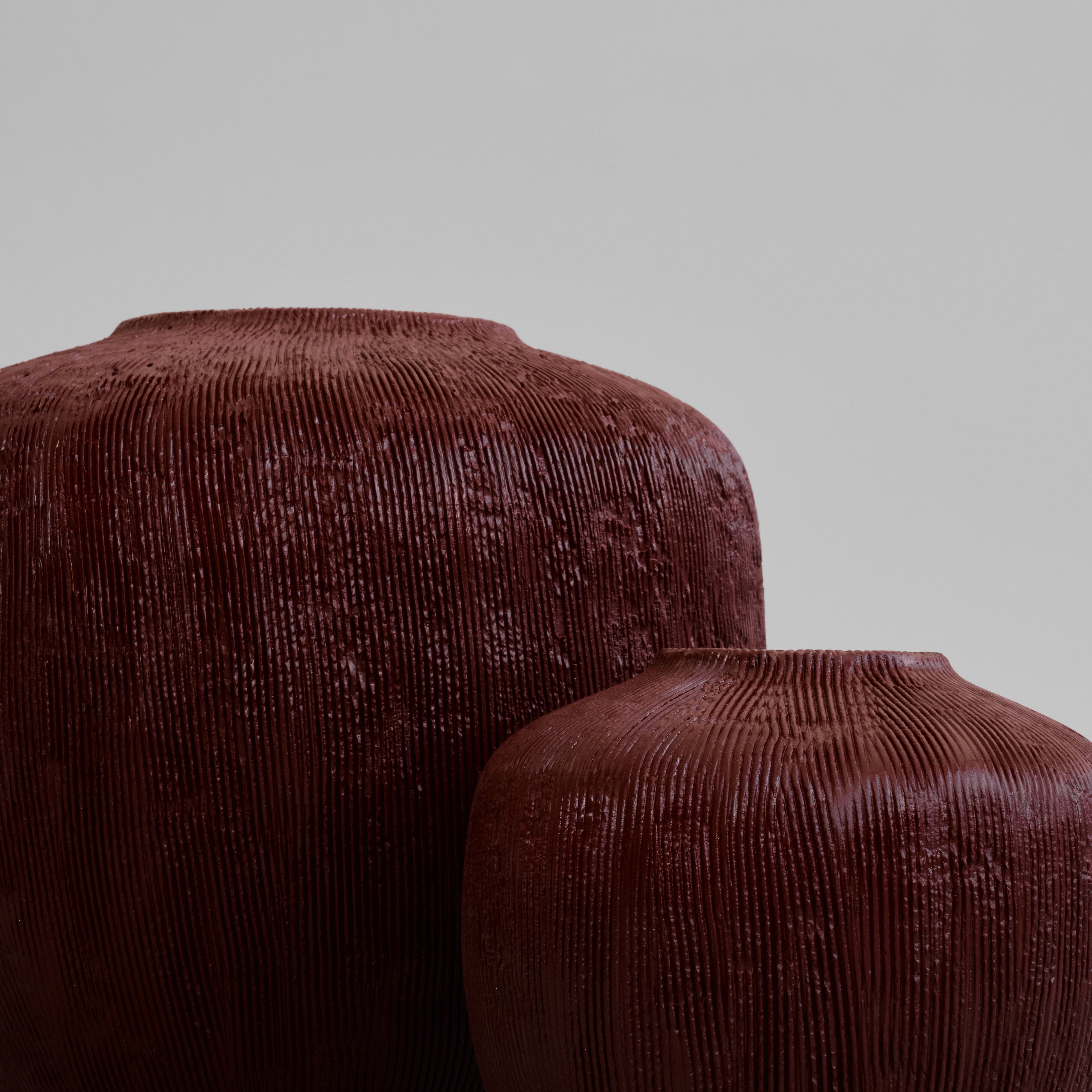 101 Copenhagen - Sunao Vase, Medio - Carved Ruby - Vase
