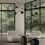 101 Copenhagen - Drop Chandelier Globe - Burned Black - Chandelier