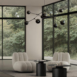 101 Copenhagen - Drop Chandelier Globe - Burned Black - Chandelier