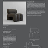 Foku Chair - Deep Taupe (A2635)