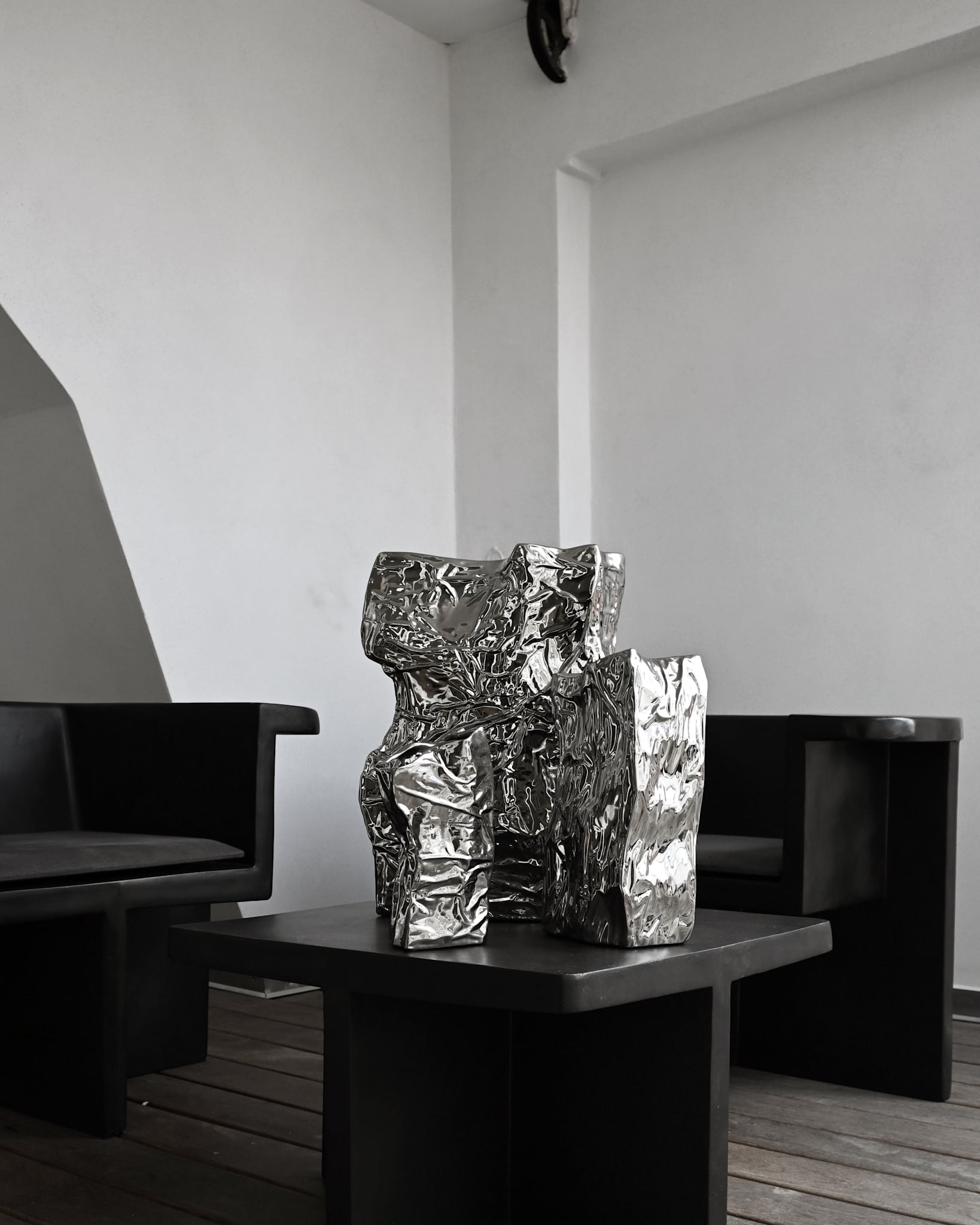 101 Copenhagen - Kami Vase, Medio - Chrome - Vase