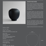 101 Copenhagen - Sunao Vase, Hexa - Black - Plant Pot