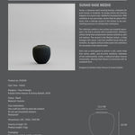 101 Copenhagen - Sunao Vase, Medio - Black - Vase