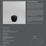 101 Copenhagen - Sunao Vase, Medio - Black - Vase