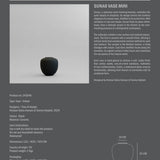 101 Copenhagen - Sunao Vase, Mini - Black - Vase