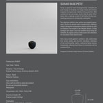 101 Copenhagen - Sunao Vase, Petit - Black - Vase