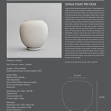 Sunao Plant Pot, Hexa - Birch