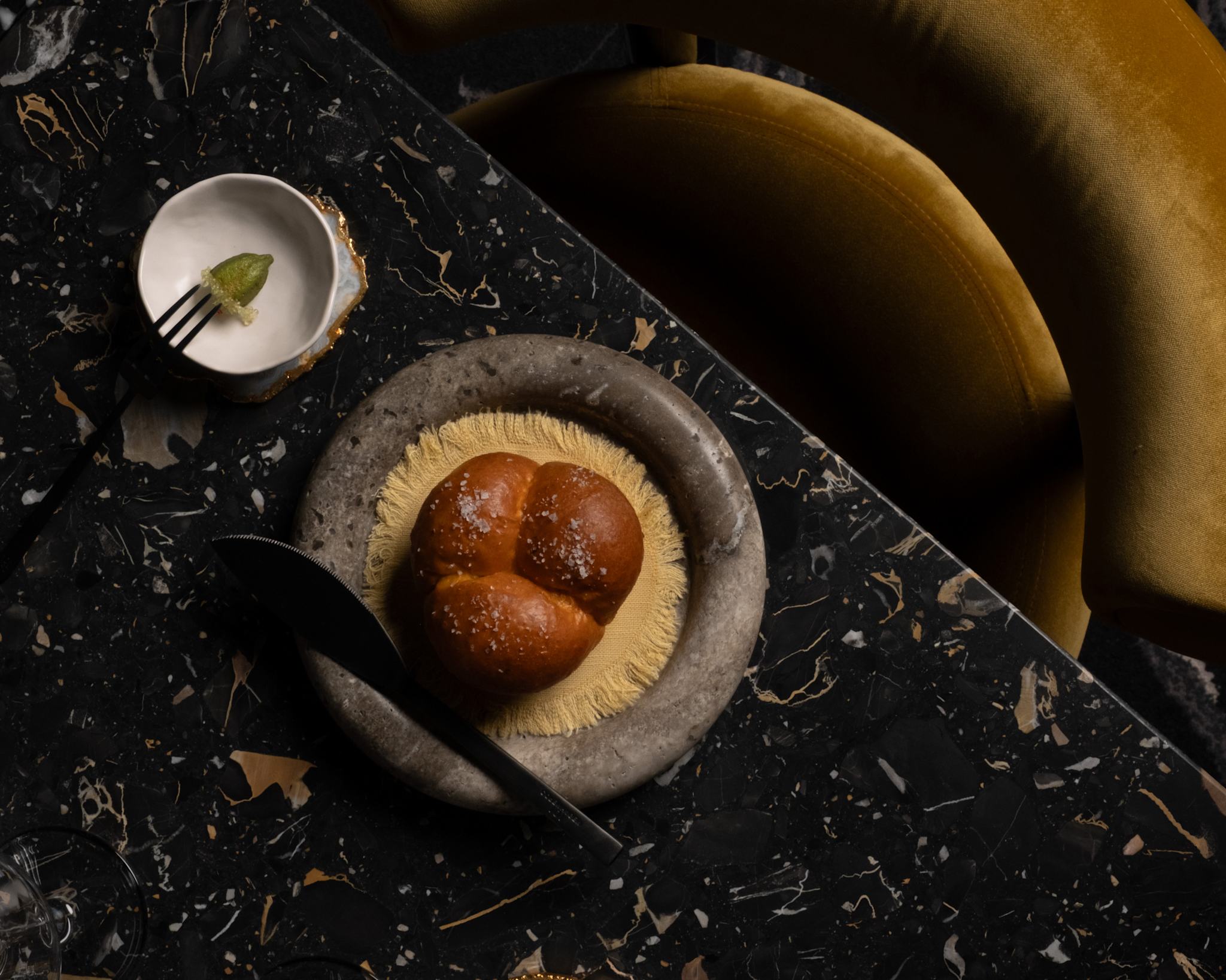 101 Copenhagen - Enkei Tray, Mini - Silver Travertine - Tray