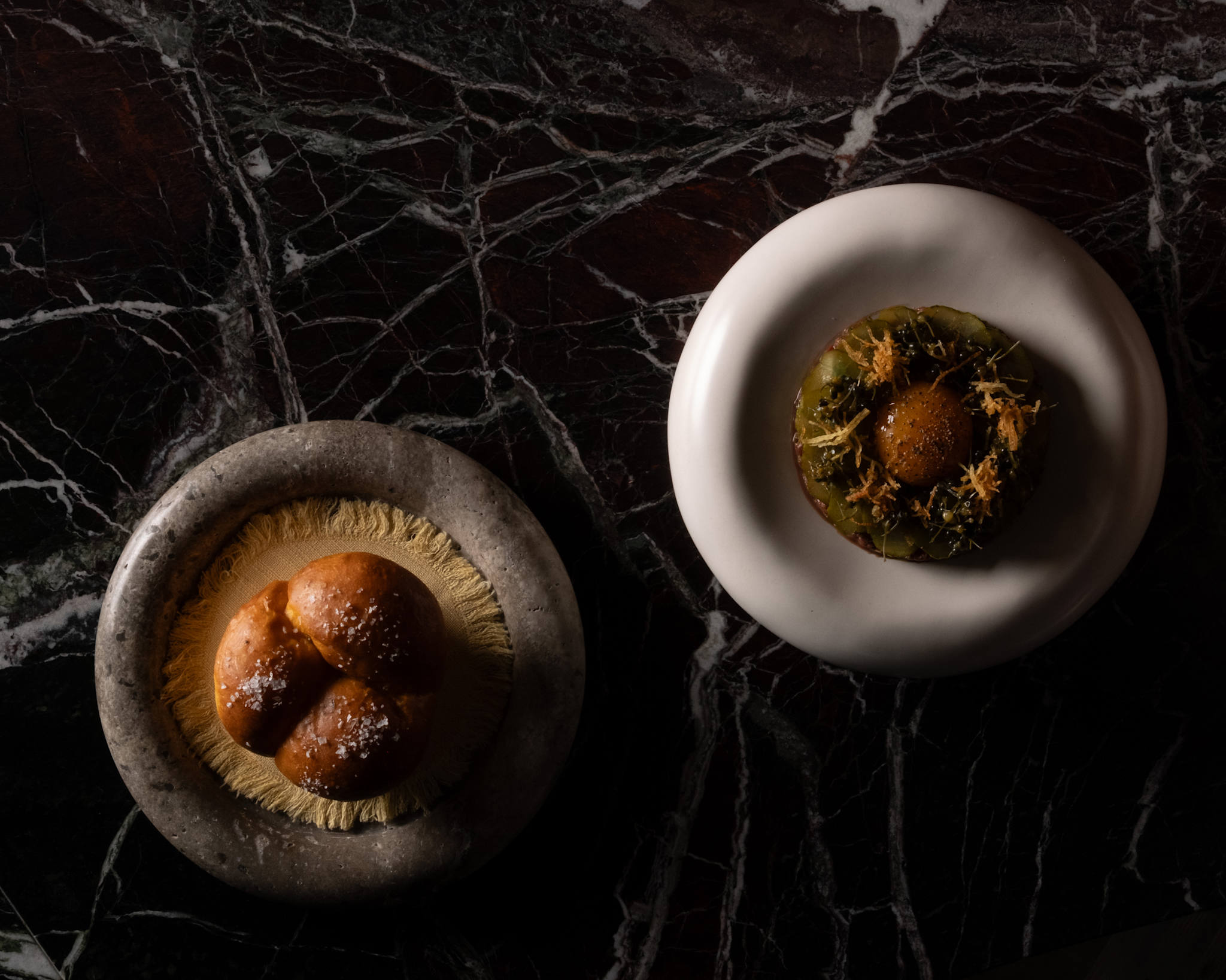 101 Copenhagen - Enkei Tray, Mini - Silver Travertine - Tray