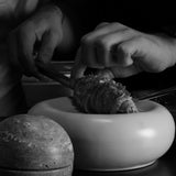 101 Copenhagen - Enkei Jar, Medio - Silver Travertine - Jar