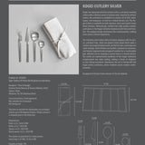 Kogei Cutlery - Brushed Steel (24 pcs)