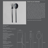 Kogei Salad Servers - Black