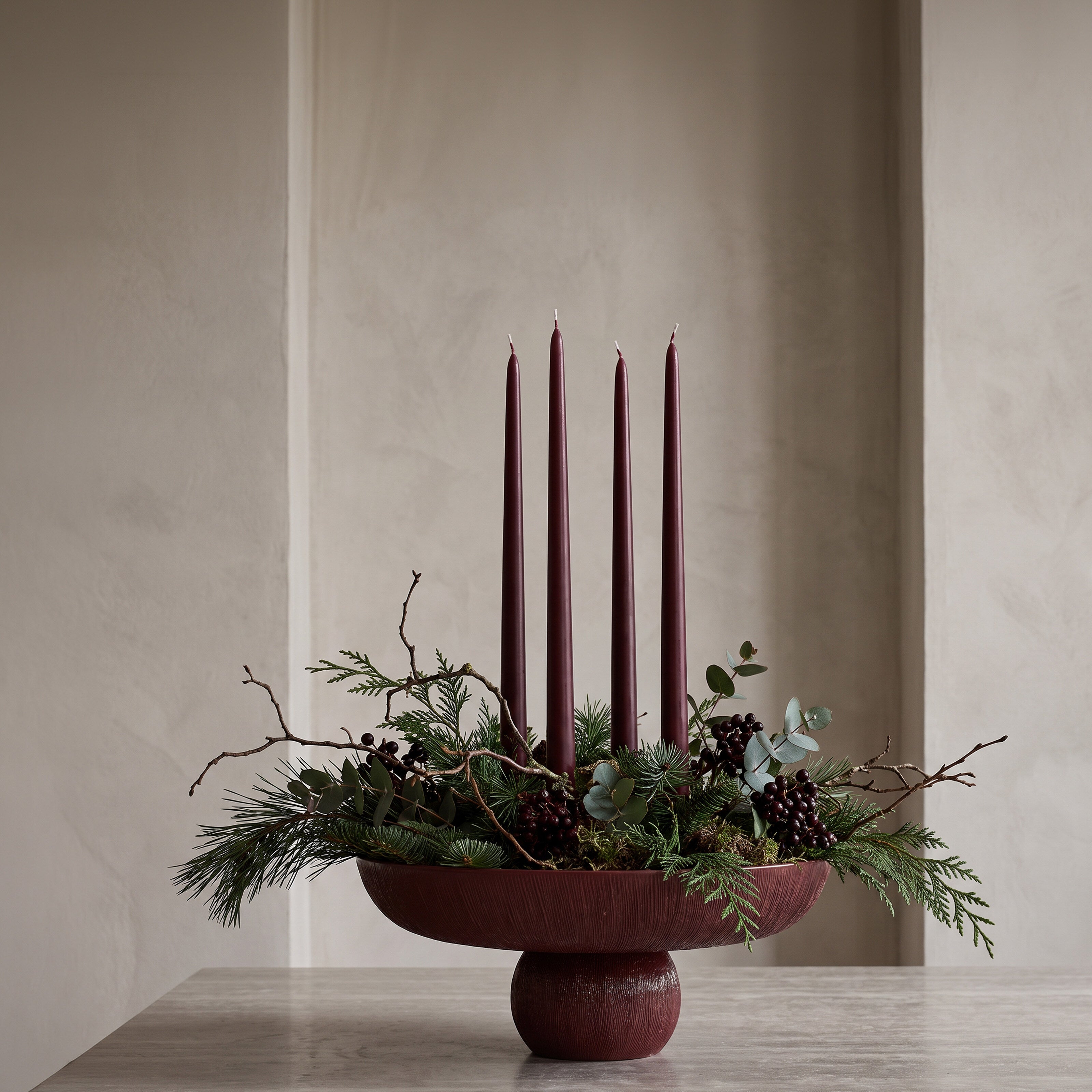 101 Copenhagen - Baburu Bowl, Big - Carved Ruby - Bowl