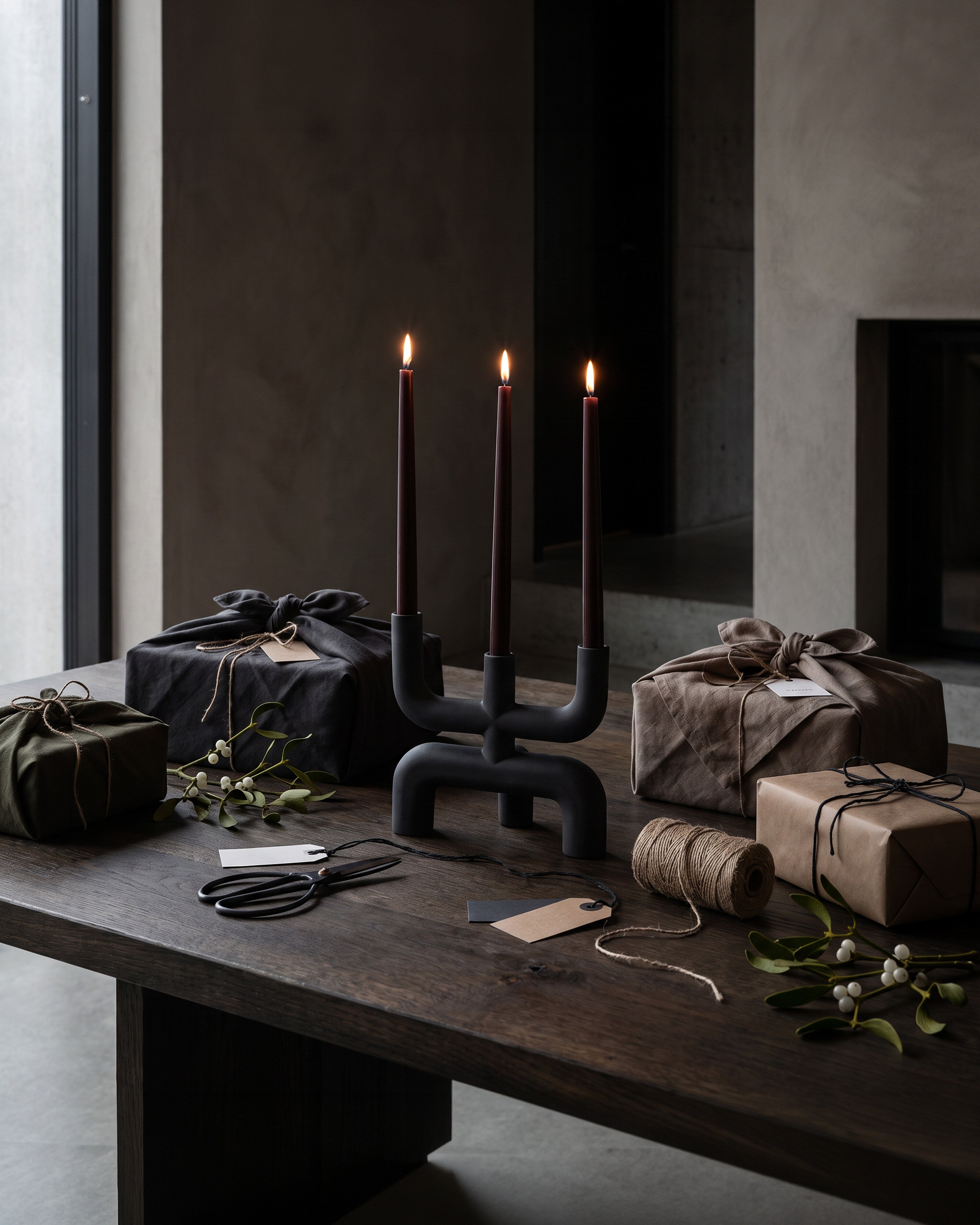 101 Copenhagen - Cobra Candle Holder - Black - Candle Holder