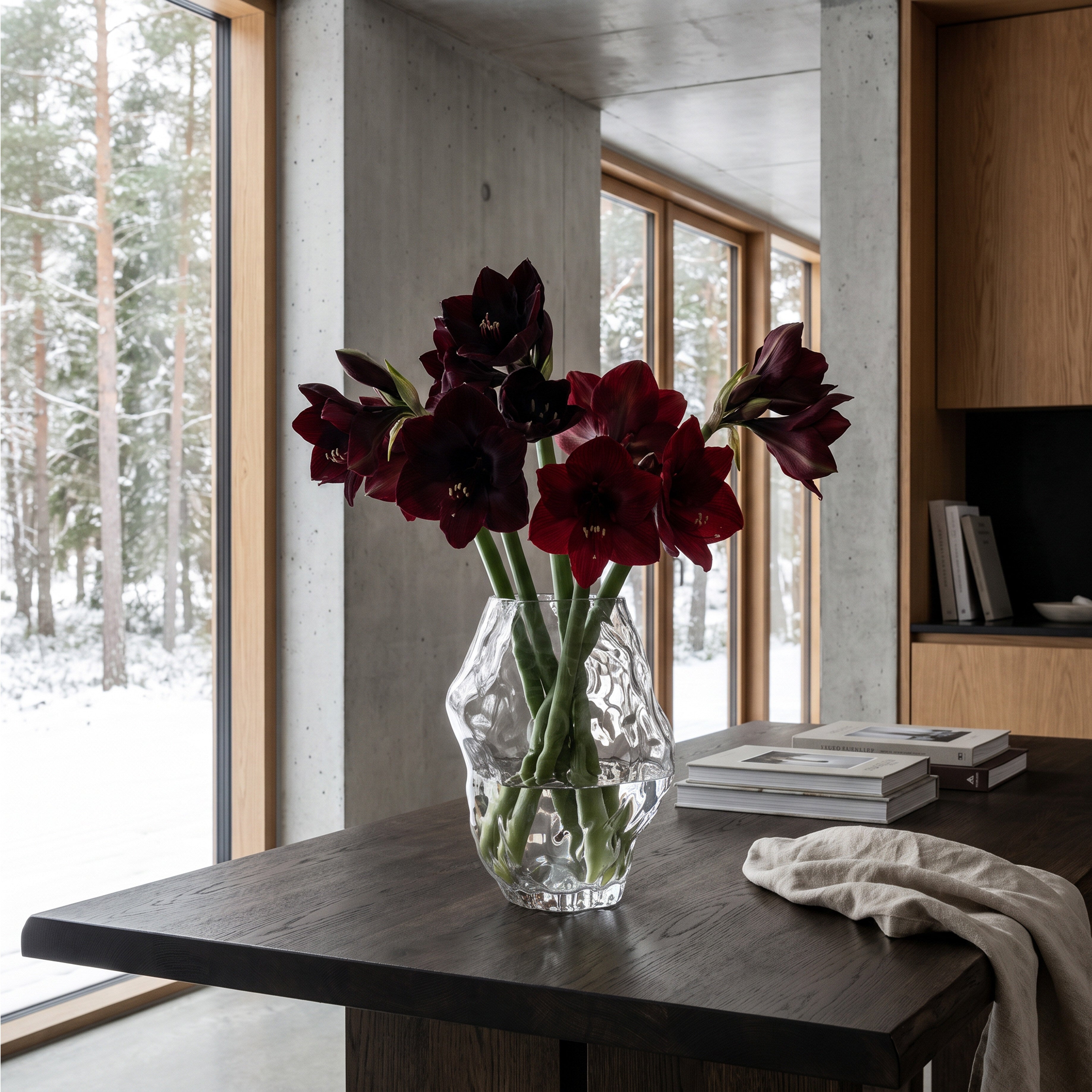 Katachi Vase, Medio - Clear