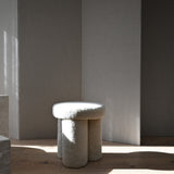 Big Foot Stool - Sandshell (Sheepskin)