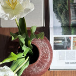 101 Copenhagen - Sunao Vase, Medio - Carved Ruby - Vase