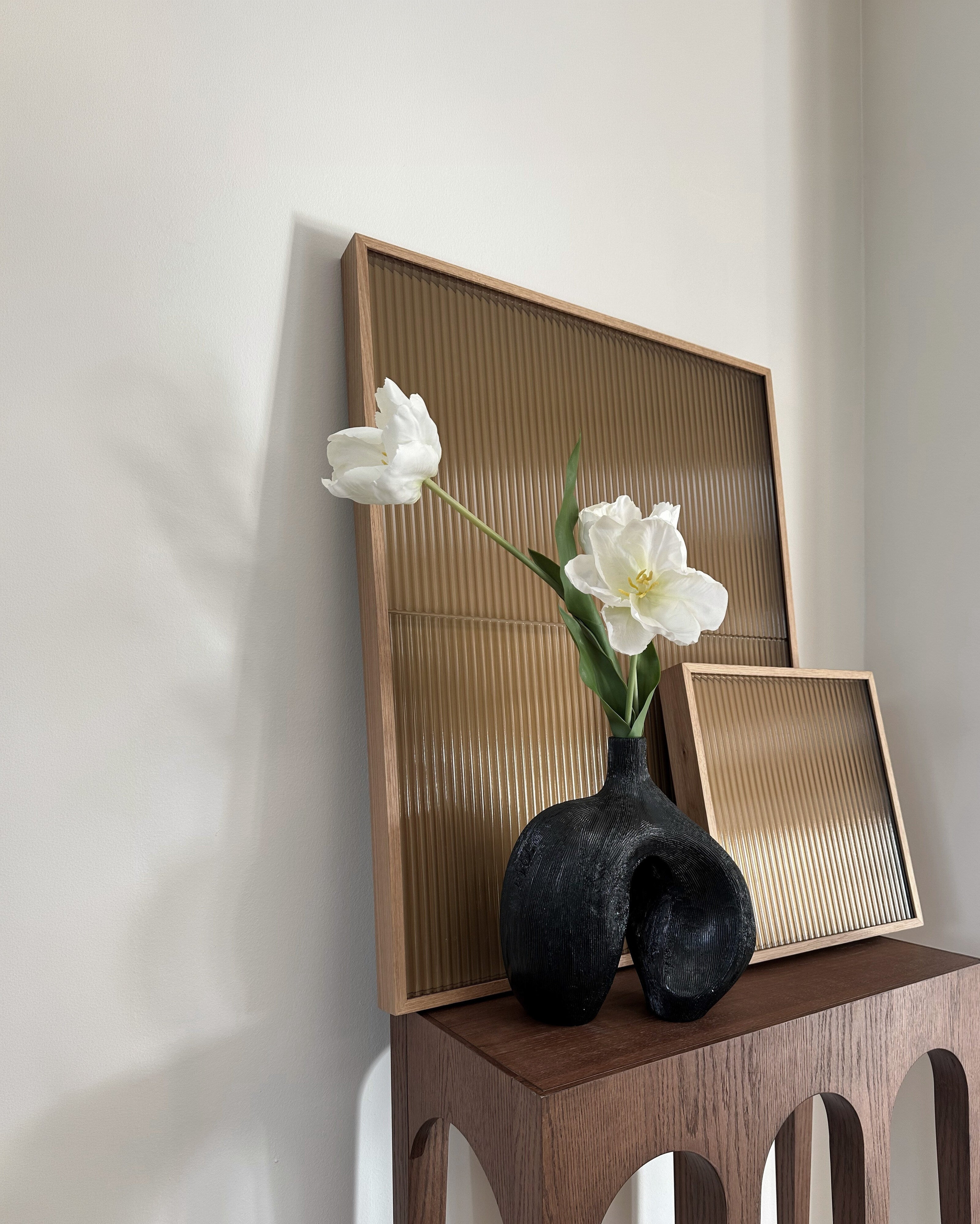 101 Copenhagen - Ni Vase, Mini - Carved Dark Green - Vase