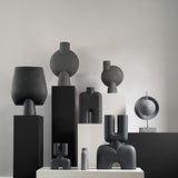 101 Copenhagen - Cobra Vase Double, Mini - Black - Vase