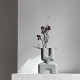 101 Copenhagen - Cobra Vase Double, Mini - Dark Grey - Vase