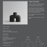 101 Copenhagen - Cobra Vase Uno, Medio - Coffee - Vase