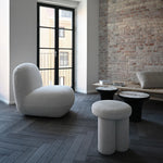 101 Copenhagen - Trumpet Table, Low - Calacatta - Coffee or Side Table