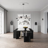 Drop Chandelier - Burned Black (5m)