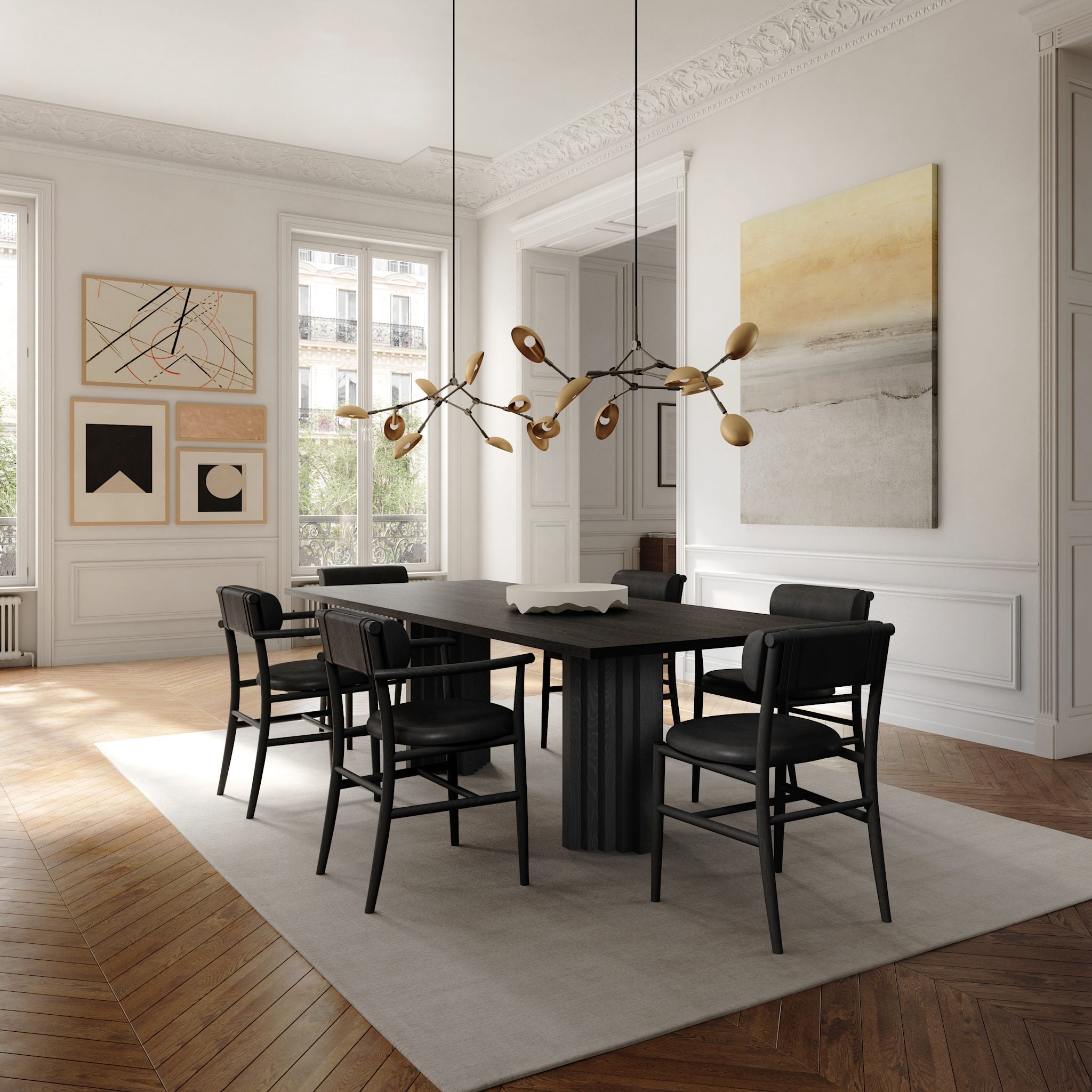 101 Copenhagen - Drop Chandelier, Mini - Brass (5m) - Chandelier