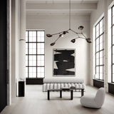 Stingray Chandelier, Grande - Bronze