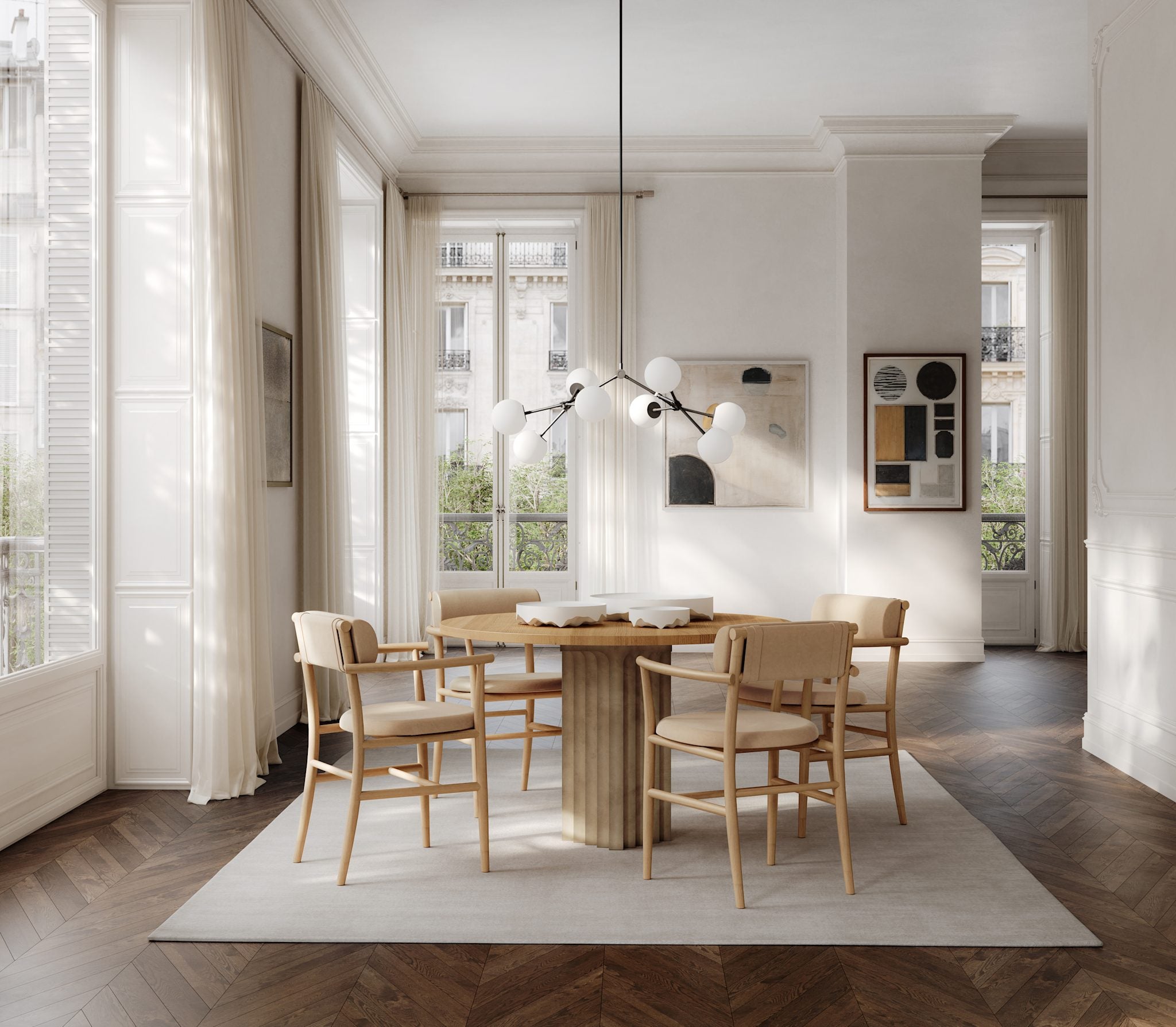 101 Copenhagen - Drop Chandelier Bulp, Mini - Grey (5m) - Chandelier