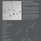 Drop Chandelier Globe - Chrome (5m)