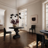 Drop Chandelier Globe, Mini - Burned Black (5m)