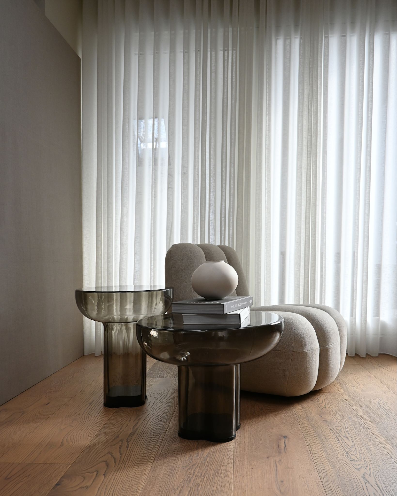 101 Copenhagen - Crown Table, Tall - Smoked Forest - Coffee or Side Table