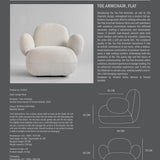 Toe Armchair, Flat - Off White (CPH 900)