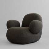 101 Copenhagen - Toe Armchair, Flat - Deep Taupe (A2635) - Armchair