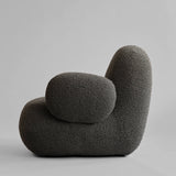 101 Copenhagen - Toe Armchair, Flat - Deep Taupe (A2635) - Armchair