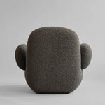 101 Copenhagen - Toe Armchair, Flat - Deep Taupe (A2635) - Armchair