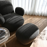 Toe Armchair, Flat - Deep Taupe (A2635)