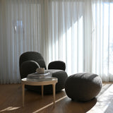 Toe Armchair, Flat - Deep Taupe (A2635)