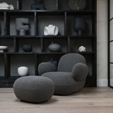 Toe Armchair, Flat - Deep Taupe (A2635)