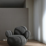 Toe Armchair, Flat - Deep Taupe (A2635)