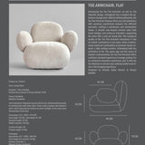 Toe Armchair, Flat - Sandshell (Sheepskin)