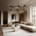 101 Copenhagen - Temple Coffee Table, Tall - Chrome / Limestone - Table