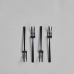 101 Copenhagen - Kogei Dessert Fork - Black - Cutlery set